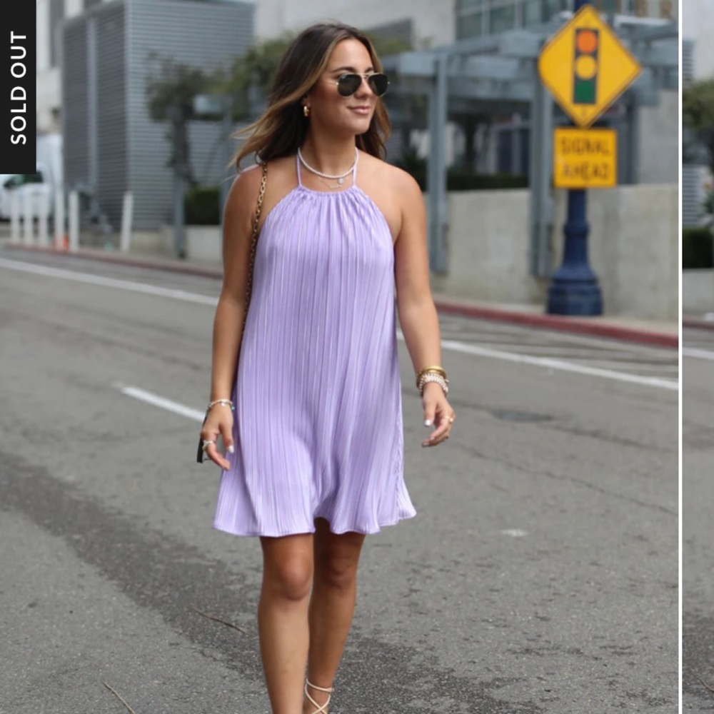 VICI silk halter dress